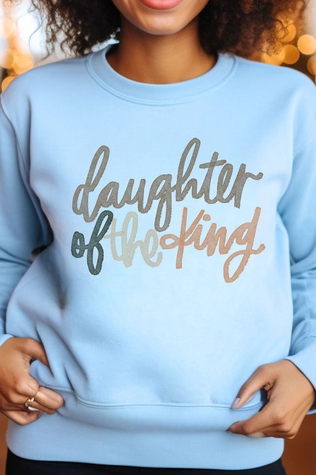 Daughter Of The King Heavy-weight Crew Sweatshirt - Wholesale Accessory Market