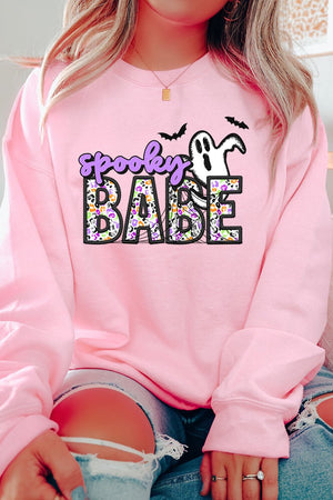 Pink babe sweatshirt new arrivals