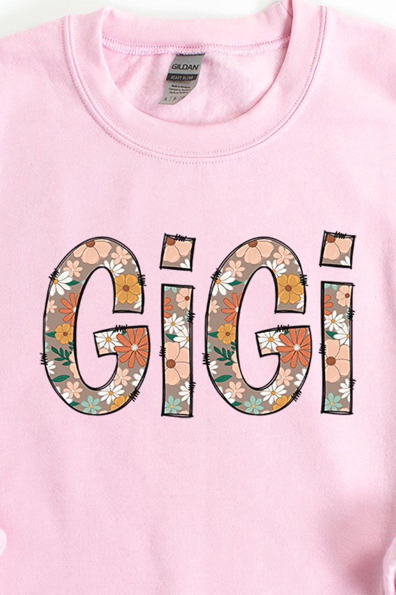 Floral Boho GiGi Heavy-weight Crew Sweatshirt - Wholesale Accessory Market