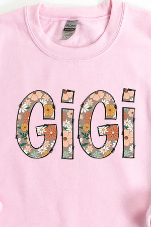 Floral Boho GiGi Heavy-weight Crew Sweatshirt - Wholesale Accessory Market