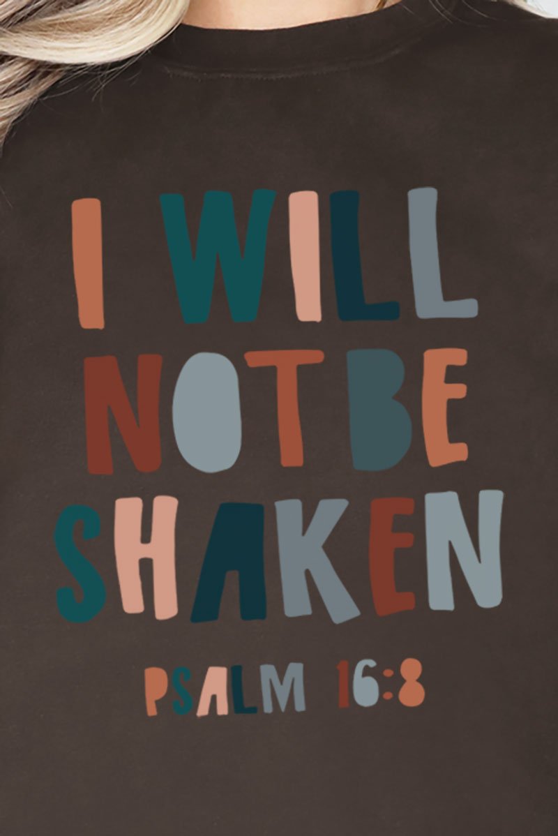 I Will Not Be Shaken Heavy-weight Crew Sweatshirt - Wholesale Accessory Market