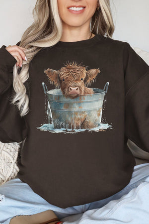 Highland Water Bucket Heavy-weight Crew Sweatshirt - Wholesale Accessory Market