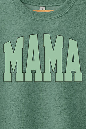 Sage Arched Mama Heavy-weight Crew Sweatshirt - Wholesale Accessory Market