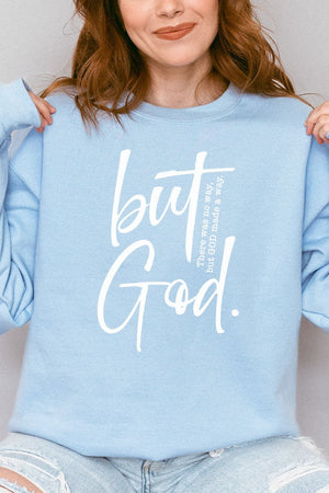 But God Heavy-weight Crew Sweatshirt - Wholesale Accessory Market