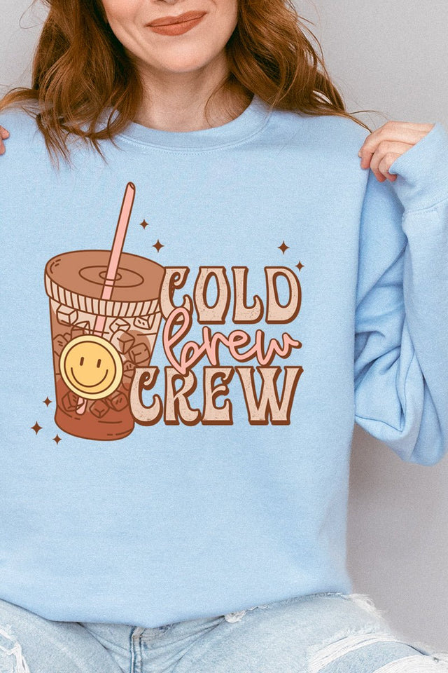 Cold Brew Crew Heavy-weight Crew Sweatshirt - Wholesale Accessory Market