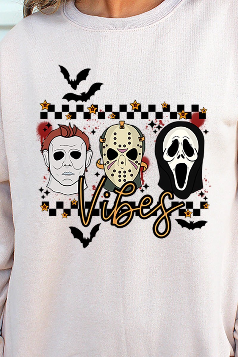 Scary Spooky Vibes Heavy-weight Crew Sweatshirt - Wholesale Accessory Market