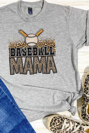 Leopard Baseball Mama Unisex Blend Tee - Wholesale Accessory Market