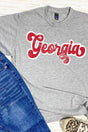 Distressed Georgia Script Unisex Blend Tee - Wholesale Accessory Market