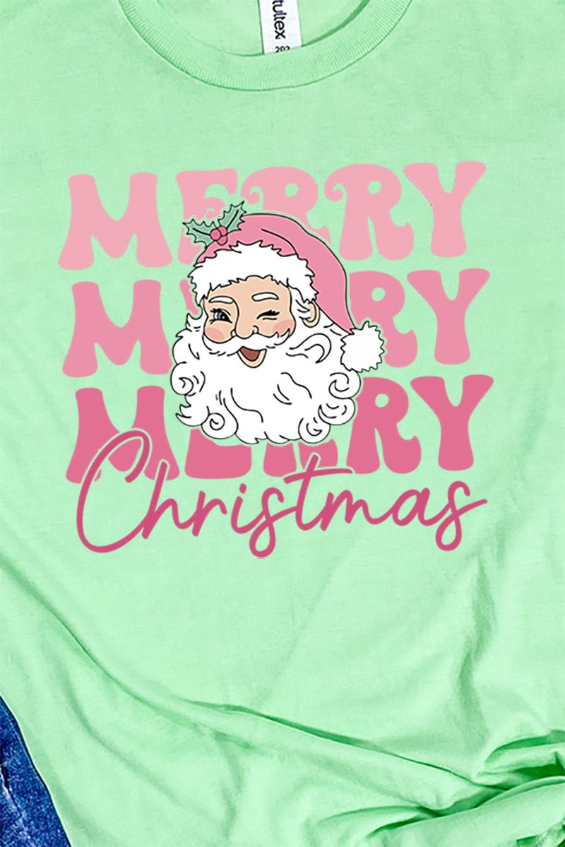 Sassy Santa Merry Christmas Unisex Blend Tee | Wholesale Accessory Market