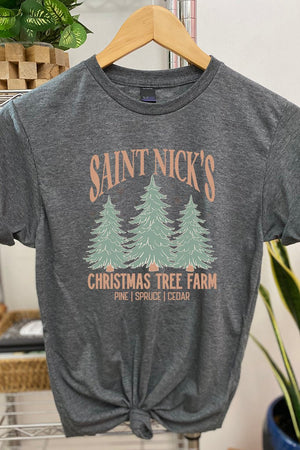 Saint Nick's Christmas Tree Farm Unisex Blend Tee - Wholesale Accessory Market