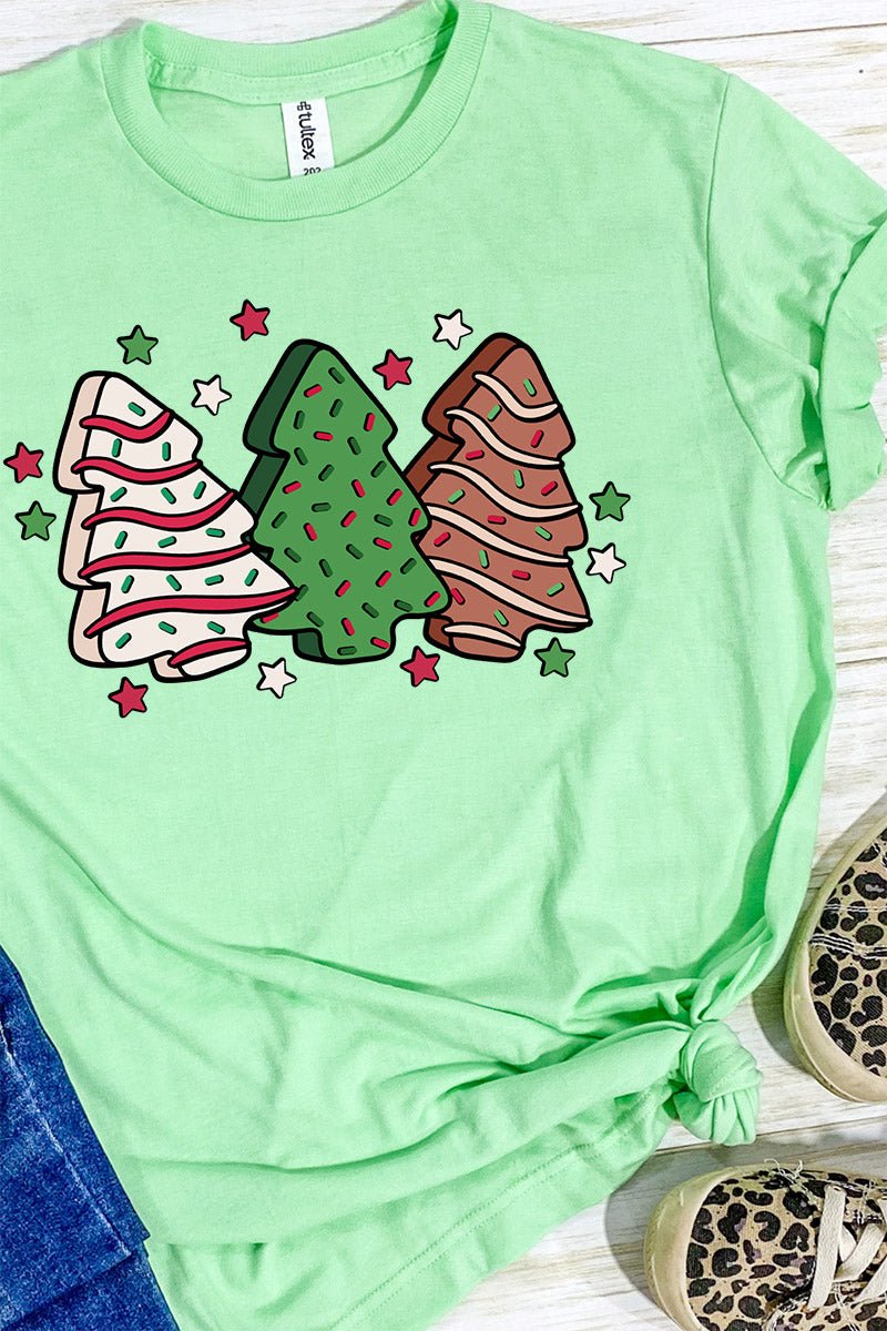 Stars For Christmas Tree Cakes Unisex Blend Tee - Wholesale Accessory Market