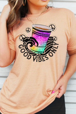 Good Vibes Only Unisex Blend Tee - Wholesale Accessory Market