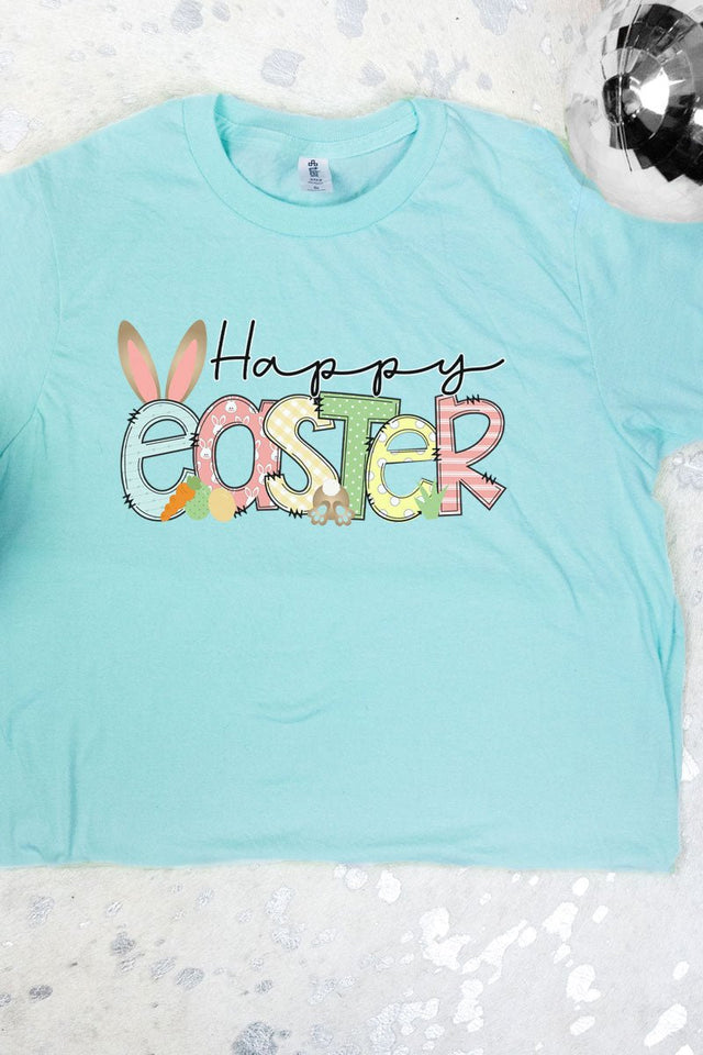 Youth Pastel Happy Easter Fine Jersey Tee - Wholesale Accessory Market