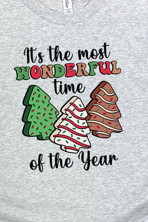 Tree Cake Wonderful Time Of The Year Unisex Dri-Power Long-Sleeve 50/50 Tee - Wholesale Accessory Market