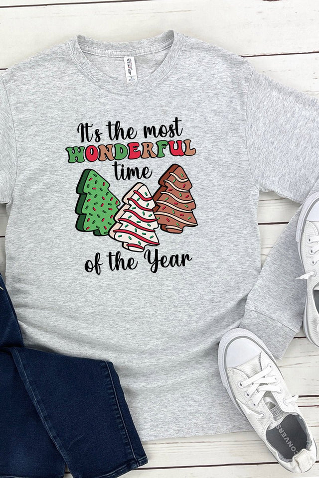 Tree Cake Wonderful Time Of The Year Unisex Dri-Power Long-Sleeve 50/50 Tee - Wholesale Accessory Market