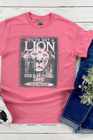 Lion Inside Those Lungs Dri-Power 50/50 Tee - Wholesale Accessory Market