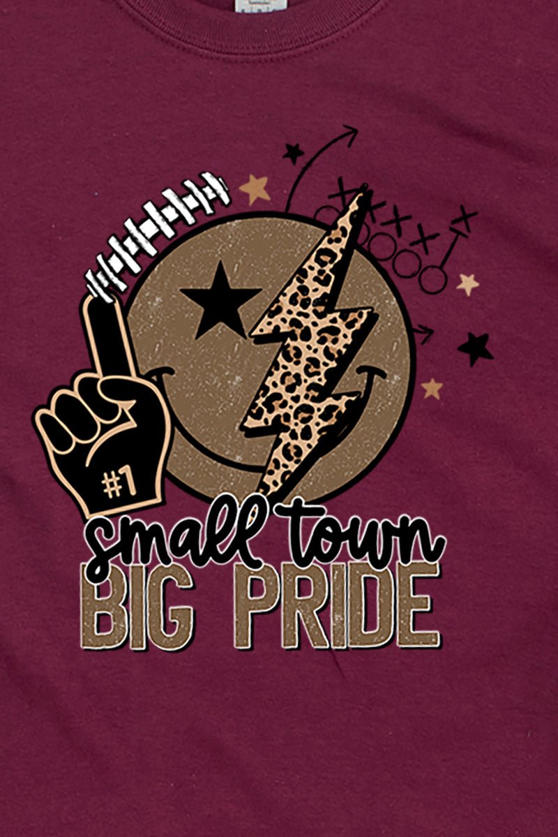 Small Town Big Pride Short Sleeve Relaxed Fit T-Shirt - Wholesale Accessory Market