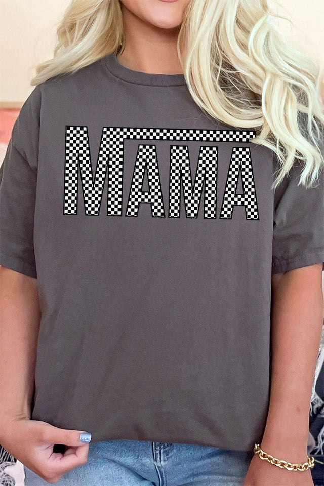 Check It Out Mama Black Short Sleeve Relaxed Fit T-Shirt - Wholesale Accessory Market