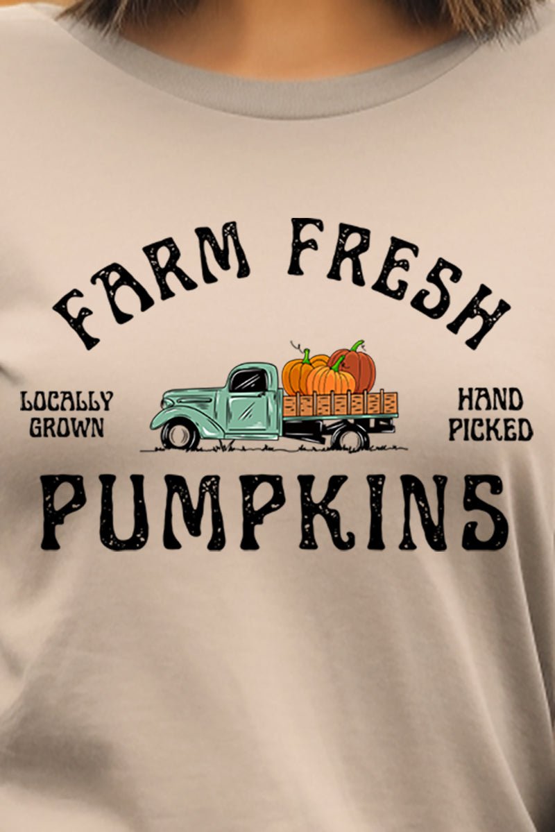 Farm Fresh Pumpkins Short Sleeve Relaxed Fit T-Shirt - Wholesale Accessory Market