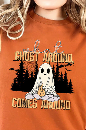 Ghost Around Comes Around Short Sleeve Relaxed Fit T-Shirt - Wholesale Accessory Market