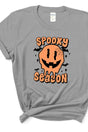 Happy Face Spooky Season Trio Short Sleeve Relaxed Fit T-Shirt - Wholesale Accessory Market