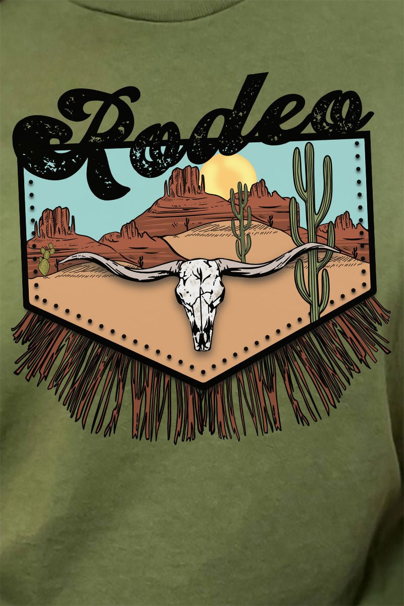 Rodeo Landscape Short Sleeve Relaxed Fit T-Shirt - Wholesale Accessory Market