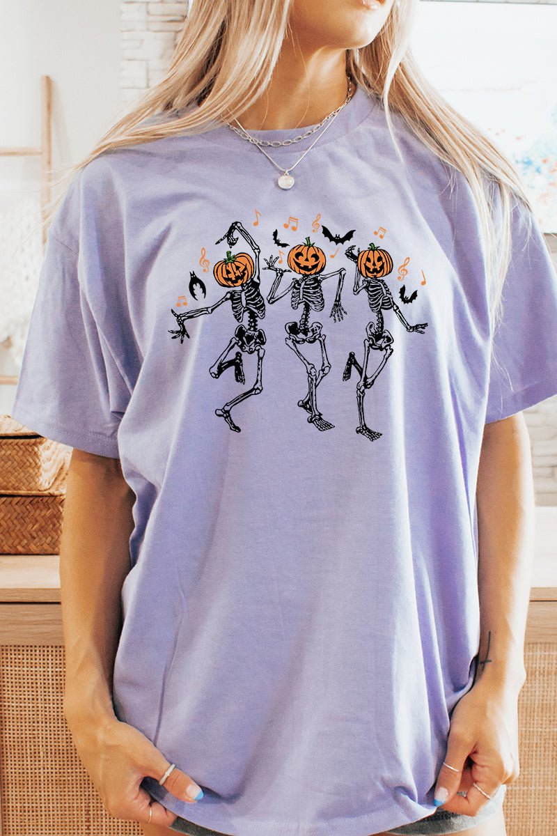 Dancing Pumpkins Short Sleeve Relaxed Fit T-Shirt - Wholesale Accessory Market