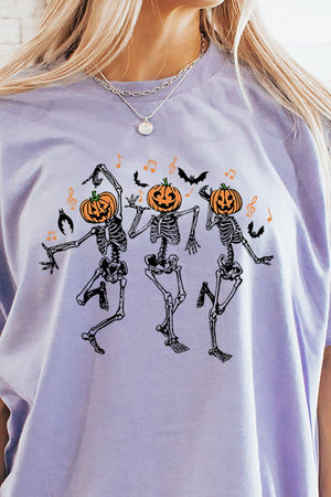 Dancing Pumpkins Short Sleeve Relaxed Fit T-Shirt - Wholesale Accessory Market