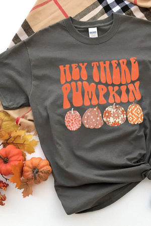 Hey There Pumpkin Short Sleeve Relaxed Fit T-Shirt - Wholesale Accessory Market