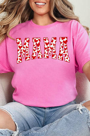 All The Hearts Mama Red Short Sleeve Relaxed Fit T-Shirt - Wholesale Accessory Market
