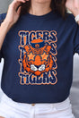 Auburn Stacked Tigers Short Sleeve Relaxed Fit T-Shirt - Wholesale Accessory Market