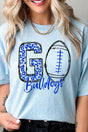 Doodle Go Bulldogs Royal Short Sleeve Relaxed Fit T-Shirt - Wholesale Accessory Market