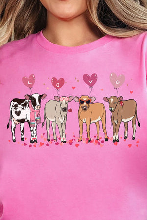 Heifer Love Short Sleeve Relaxed Fit T-Shirt - Wholesale Accessory Market