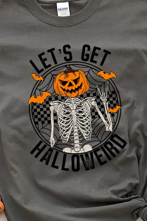 Let's Get Halloweird Short Sleeve Relaxed Fit T-Shirt - Wholesale Accessory Market