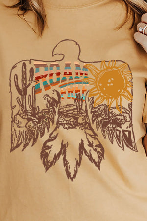 Roam Free Desert Thunderbird Short Sleeve Relaxed Fit T-Shirt - Wholesale Accessory Market