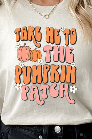 Take Me To The Pumpkin Patch Short Sleeve Relaxed Fit T-Shirt - Wholesale Accessory Market