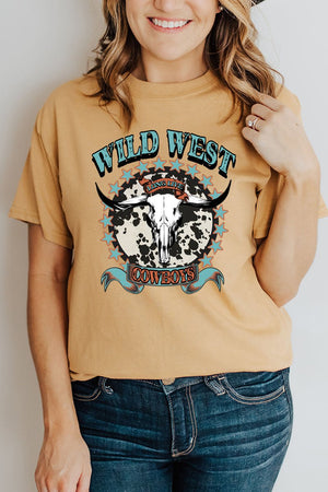 Wild West Cowboys Short Sleeve Relaxed Fit T-Shirt - Wholesale Accessory Market