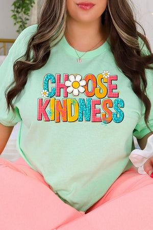 Doodle Choose Kindness Short Sleeve Relaxed Fit T-Shirt - Wholesale Accessory Market