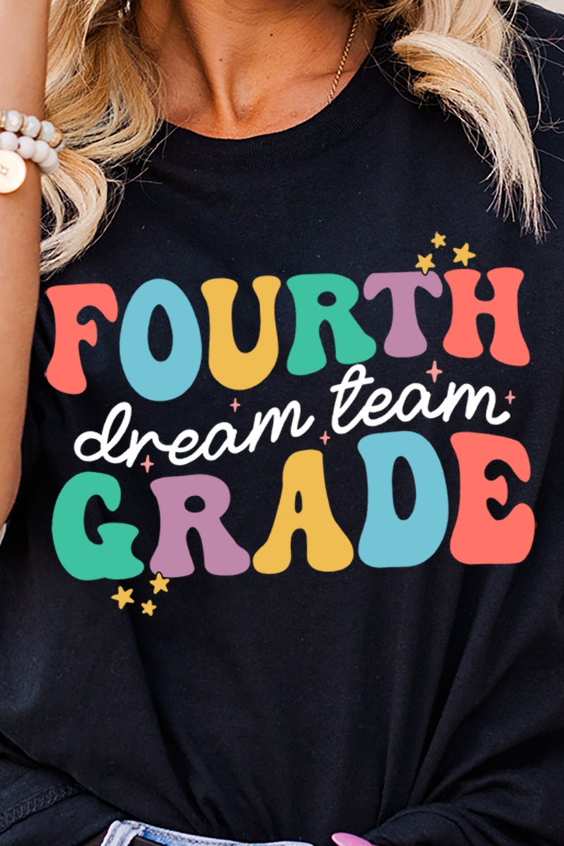 Dream Team Fourth Grade Short Sleeve Relaxed Fit T-Shirt - Wholesale Accessory Market