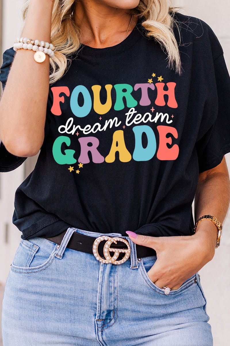 Dream Team Fourth Grade Short Sleeve Relaxed Fit T-Shirt - Wholesale Accessory Market