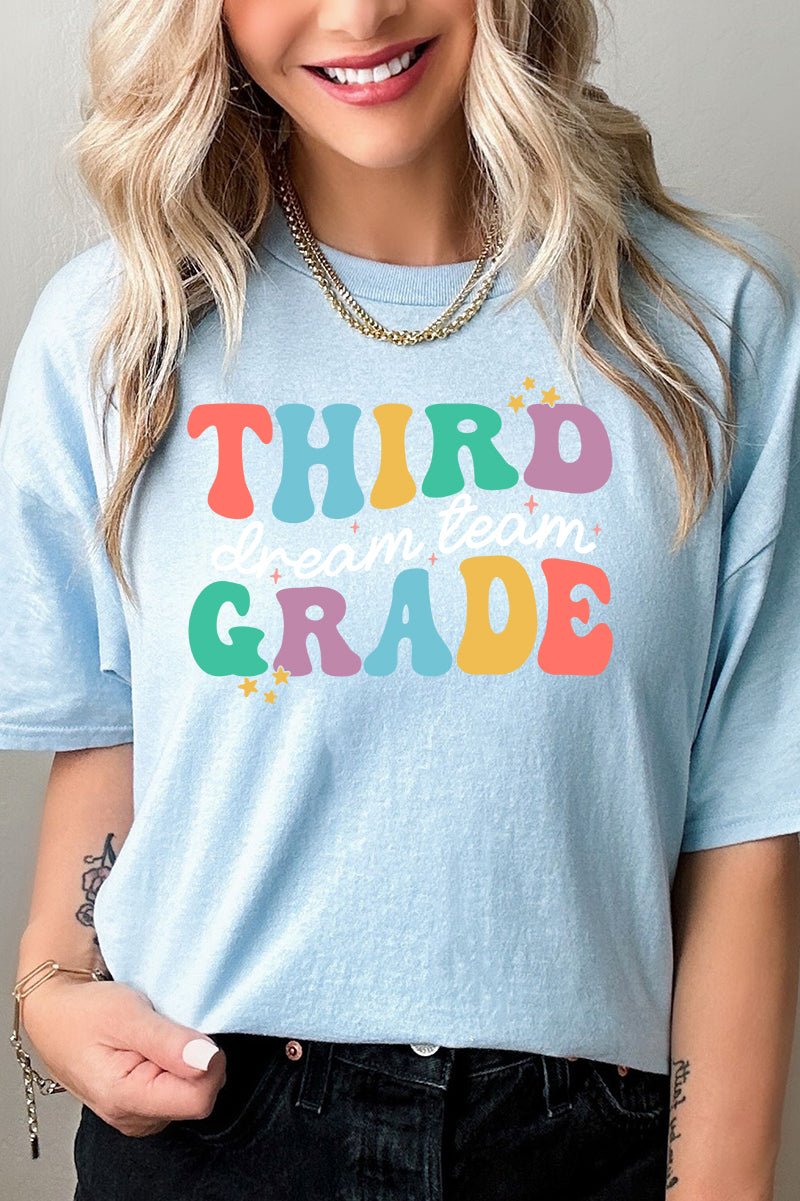 Dream Team Third Grade Short Sleeve Relaxed Fit T-Shirt - Wholesale Accessory Market