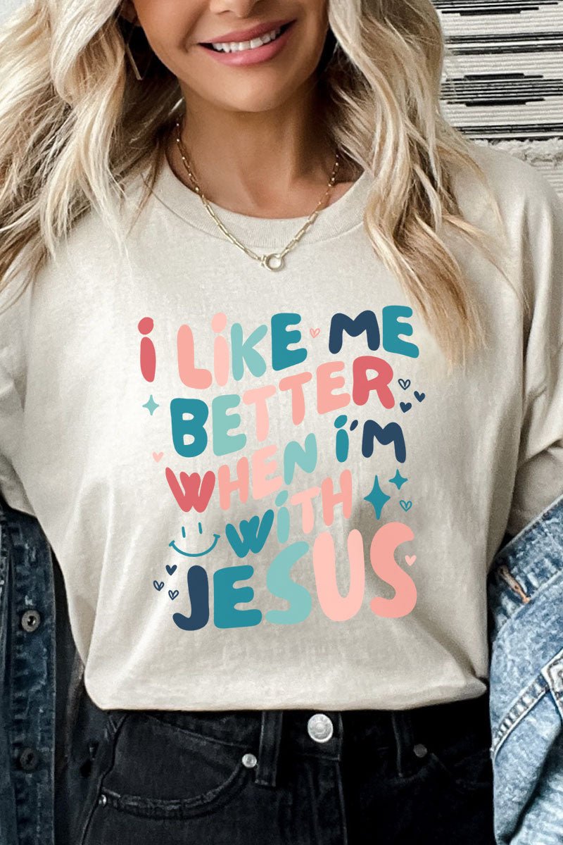 Better With Jesus Short Sleeve Relaxed Fit T-Shirt | Wholesale ...
