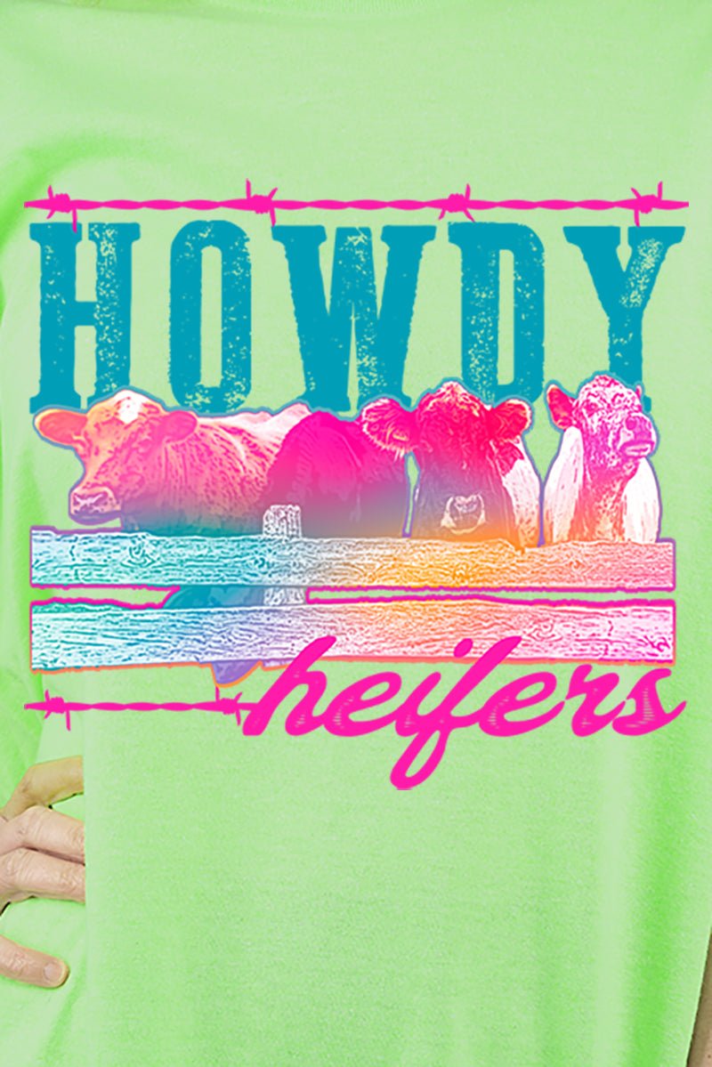 Howdy Heifers Short Sleeve Relaxed Fit T-Shirt - Wholesale Accessory Market