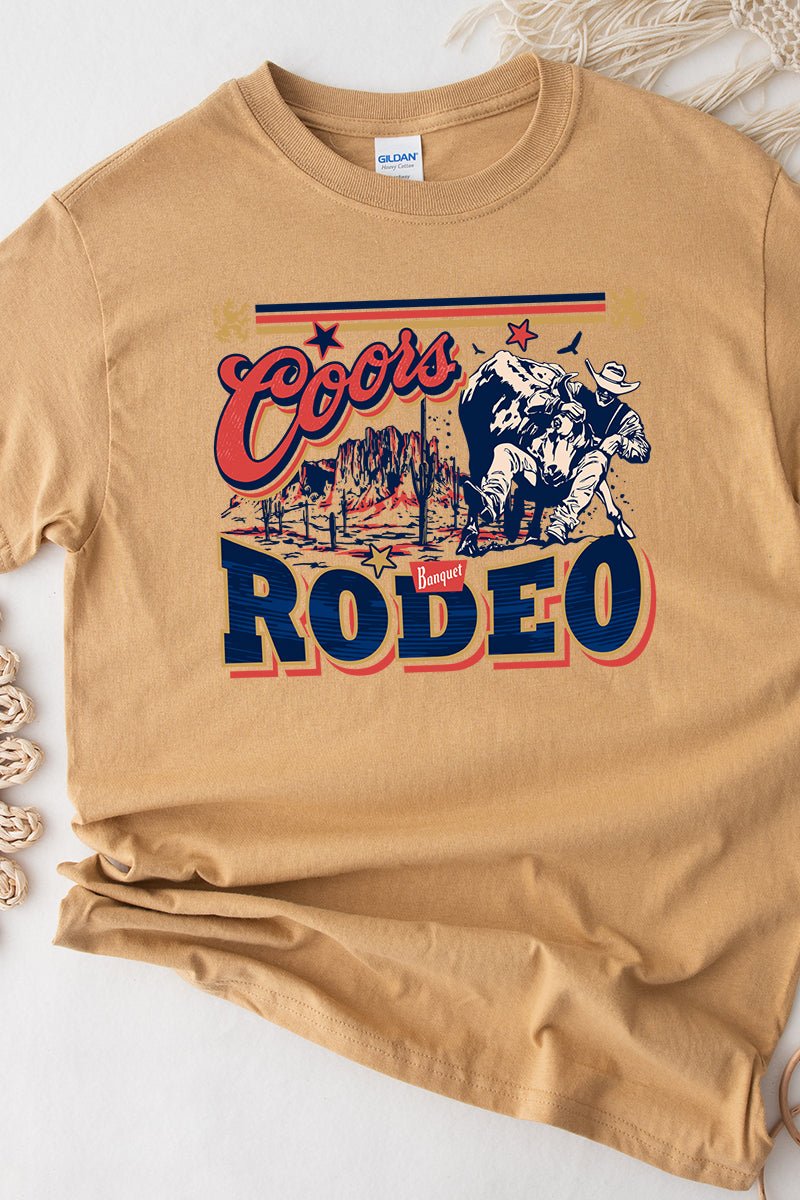 Bull Rider Coors Rodeo Short Sleeve Relaxed Fit T-Shirt - Wholesale Accessory Market