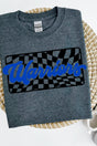 Checkered Warriors Royal Sleeve Relaxed Fit T-Shirt - Wholesale Accessory Market