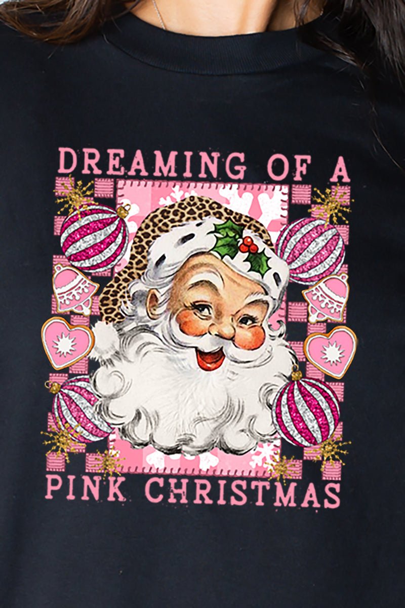 Dreaming Of A Pink Christmas Heavy Cotton Long Sleeve Adult T-Shirt - Wholesale Accessory Market