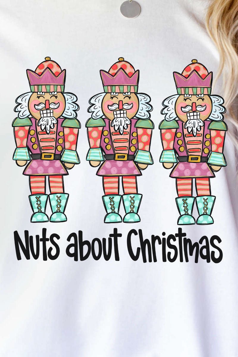 Nuts About Christmas Heavy Cotton Long Sleeve Adult T-Shirt - Wholesale Accessory Market