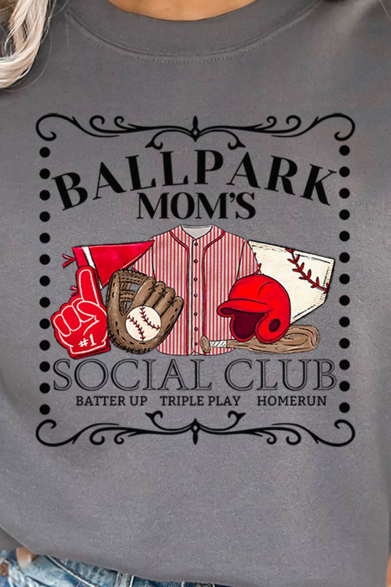 Ballpark Moms Social Club Unisex NuBlend Crew Sweatshirt - Wholesale Accessory Market