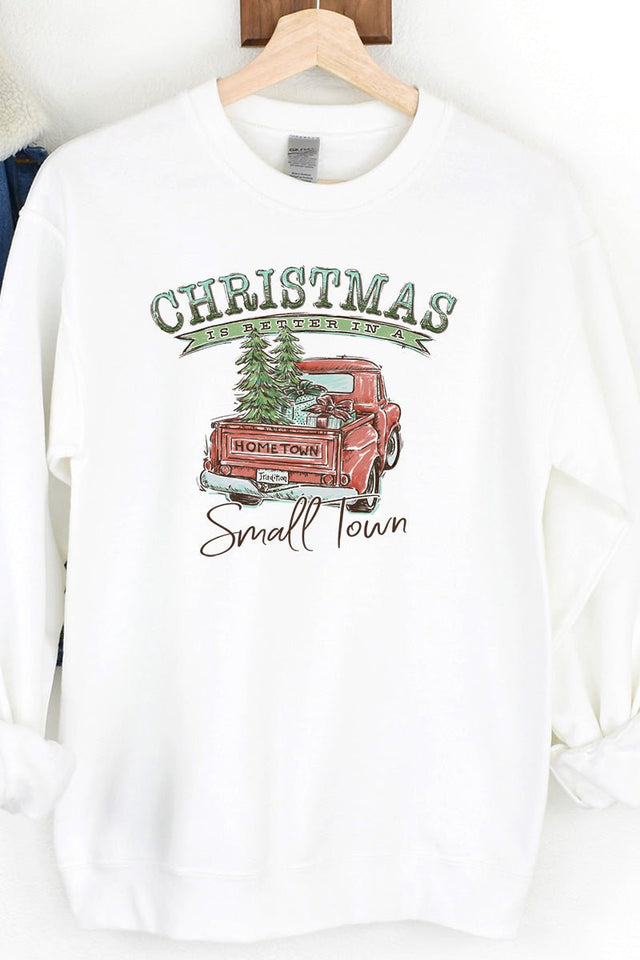 Christmas Better In A Small Town Unisex NuBlend Crew Sweatshirt - Wholesale Accessory Market