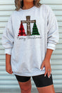 Cross Trees Merry Christmas Unisex NuBlend Crew Sweatshirt - Wholesale Accessory Market